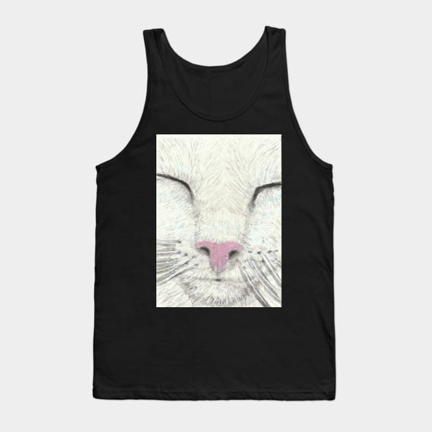 white cat face Tank Top by SamsArtworks